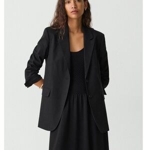 Theory Relaxed Blazer in Good Linen 4